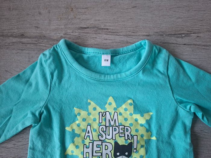 🌷N°17🌷Tee-shirt Longues Manches - 6 Mois🌷 - photo numéro 2