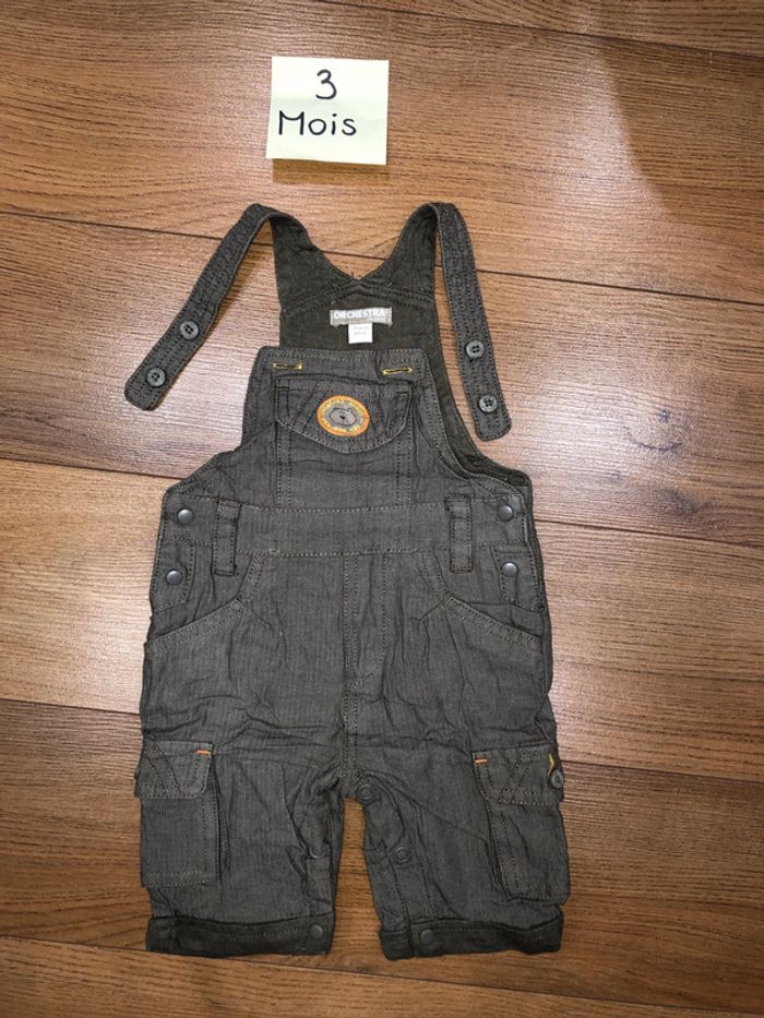 Salopette garçon orchestra🌺 taille 3 mois