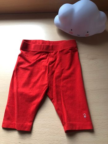 Legging rouge 6 mois okaidi