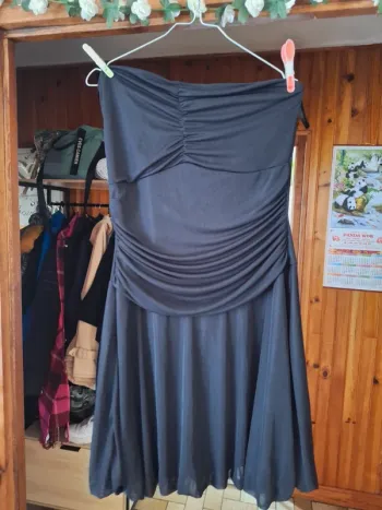 #robe bustier  noir