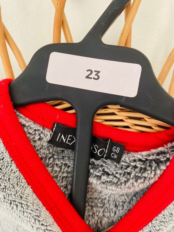 Pyjama en velours 6 mois 68 cm - photo numéro 5