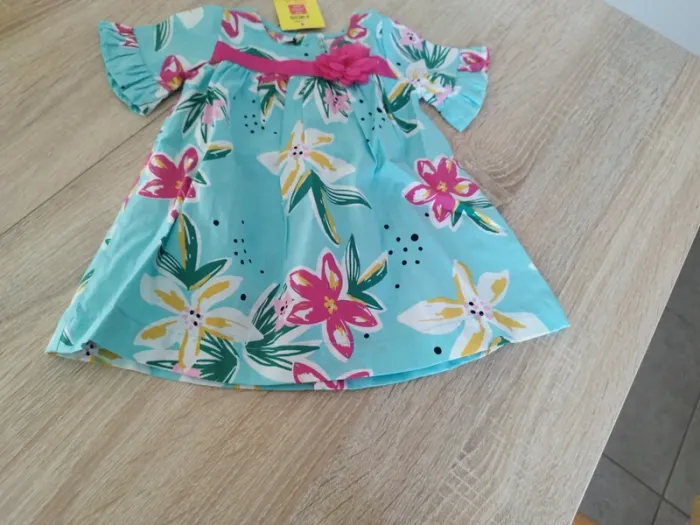 Robe d'été manches courtes bébé - photo numéro 5
