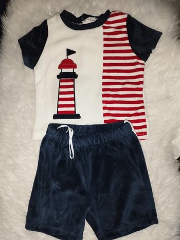 Ensemble pyjama velours bébé