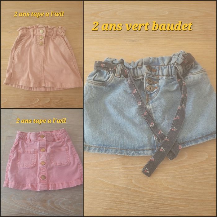 Jupe jeans peuvent être vendu séparément