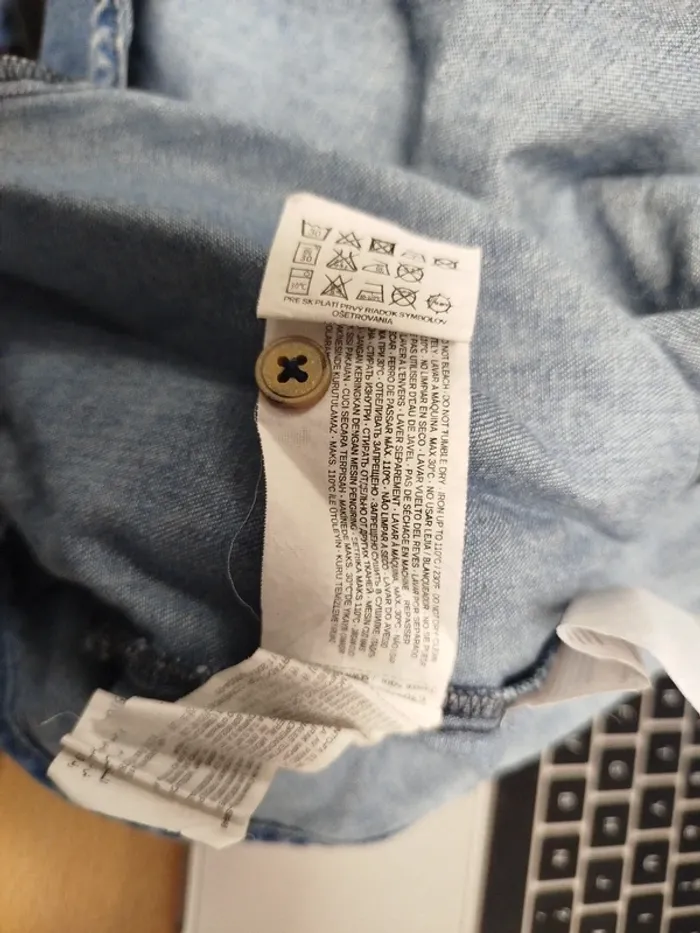 Tunique en jean - Mango taille S A172 - photo numéro 20