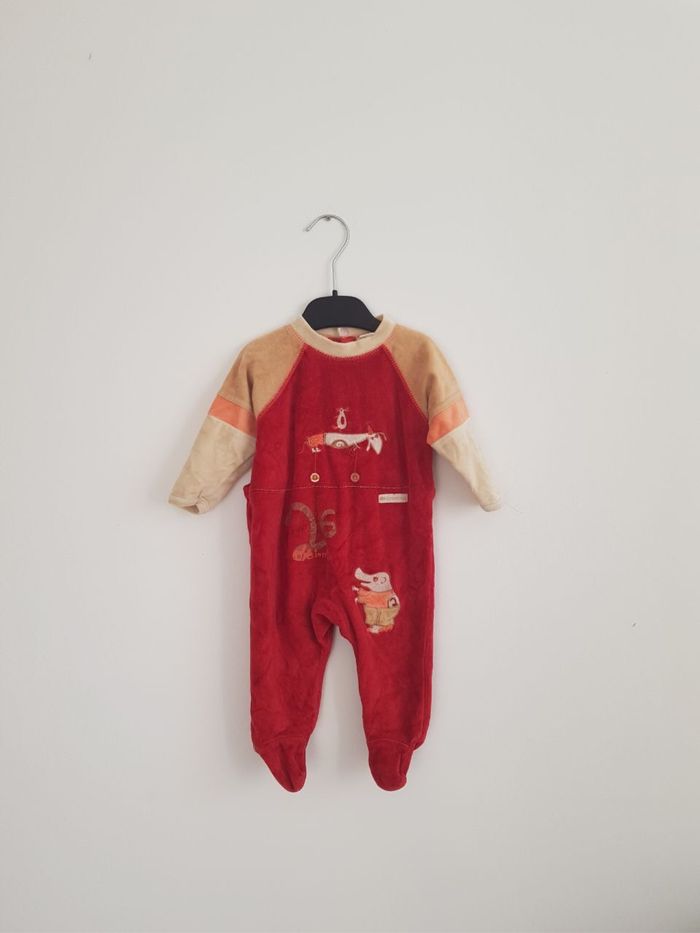 Pyjama en velours taille 6mois