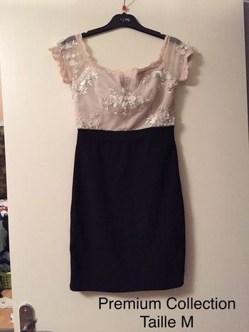 Robe noir/beige Premium Collection Taille M