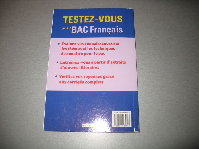 LIVRE : TESTEZ-VOUS POUR LE BAC FRANÇAIS "RUE DES ÉCOLES" - n°62 - photo numéro 2