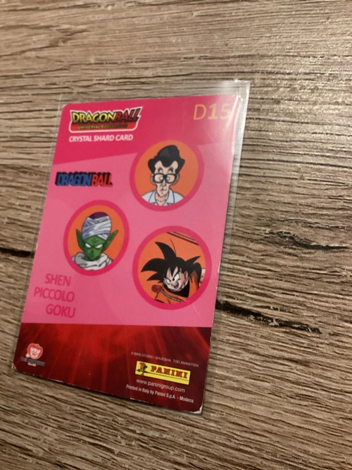 carte dragon ball panini D15 - photo numéro 3