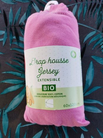 Drap housse neuf 60x120cm