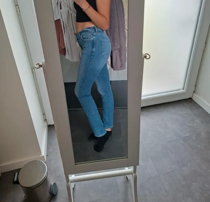 Jean slim Medium Rise taille moyenne Esprit - photo numéro 8