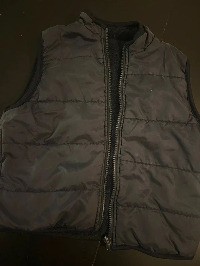 Doudoune sans manche réversible