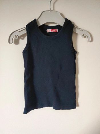 Débardeur noir bleu marine du pareil au même