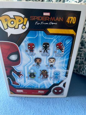 Pop Spiderman à tête branlante 470 Marvel FUNKO 