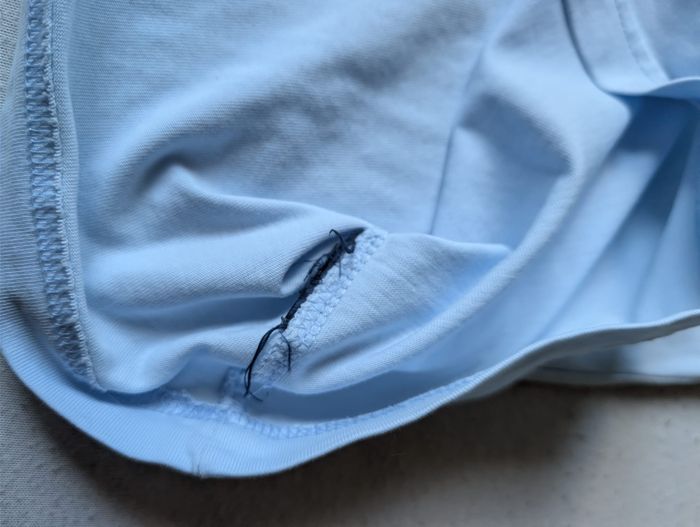 T-shirt Tommy Hilfiger Bleu Ciel - Coton Bio - Taille L - photo numéro 6