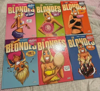 6 tomes de "les blondes" (4,6,7,8,9,10)