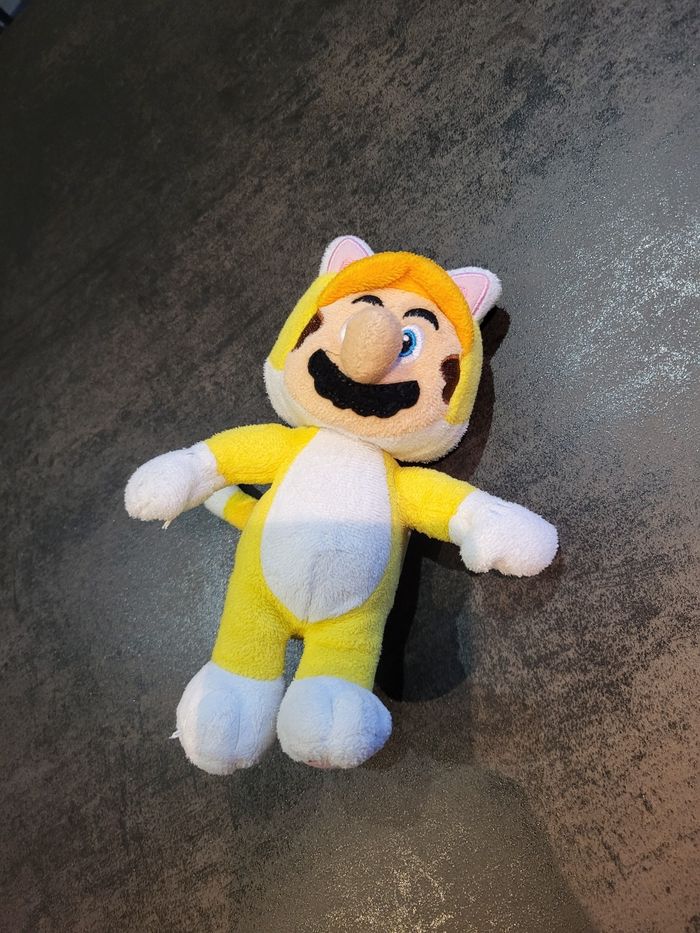 Mini peluche mario chat