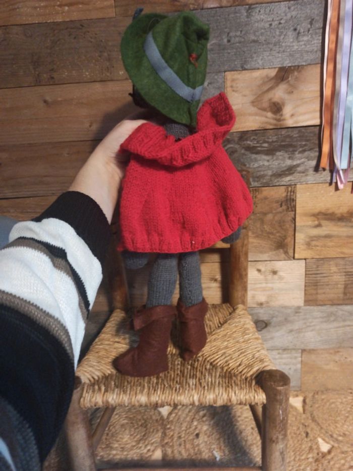 Peluche crochet fait main le chat botté BE - photo numéro 4