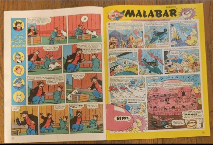 Ancien journal de mickey avec cadeau poster géant formule 1 jeu N°1469 de 1980 vintage - photo numéro 8