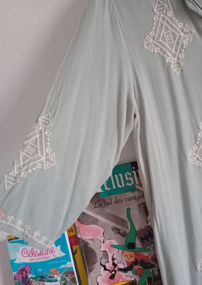 Robe broderie orientale Neyssa shop 🌼💚 - photo numéro 3