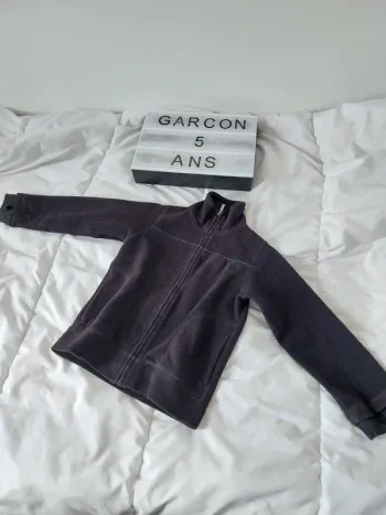 Gilet zippée garçon 5 ans NKY