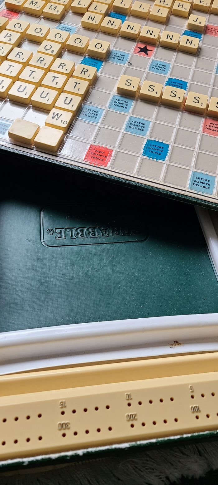 Jeu complet scrabble deluxe - photo numéro 5