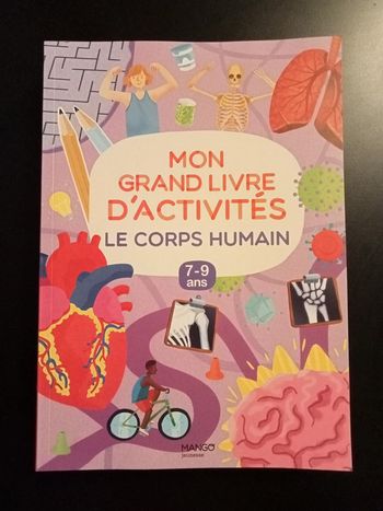 Mon grand livre d'activités Le corps humain