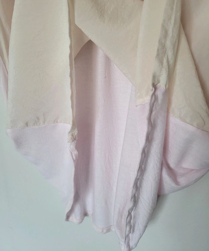 Blouse en soie rose clair Ikks taille 42 - photo numéro 7