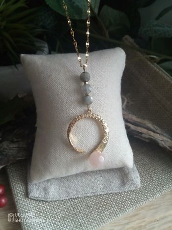 Collier pierres semi précieuses naturelles