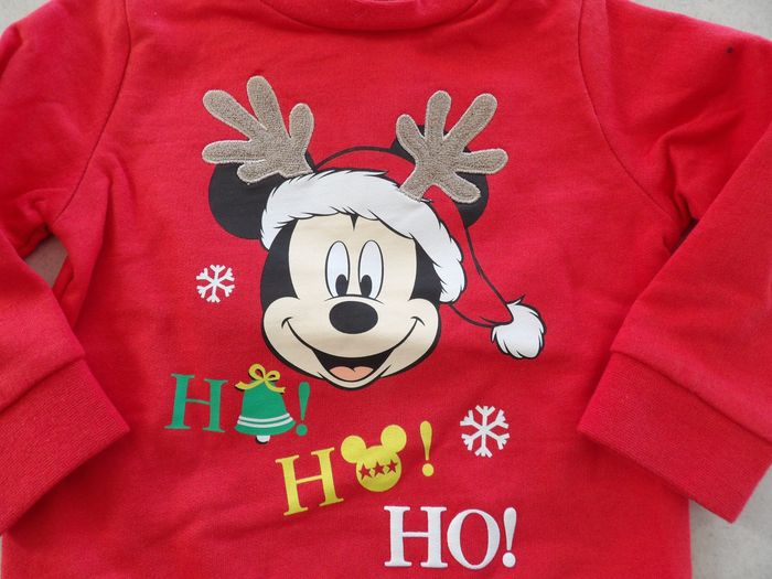 Sweat Noël Mickey Disney 6 mois - photo numéro 2