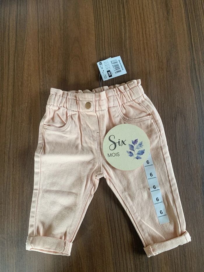 Pantalon Gemo rose 6 mois