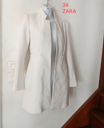 Veste cintrée longue femme 34