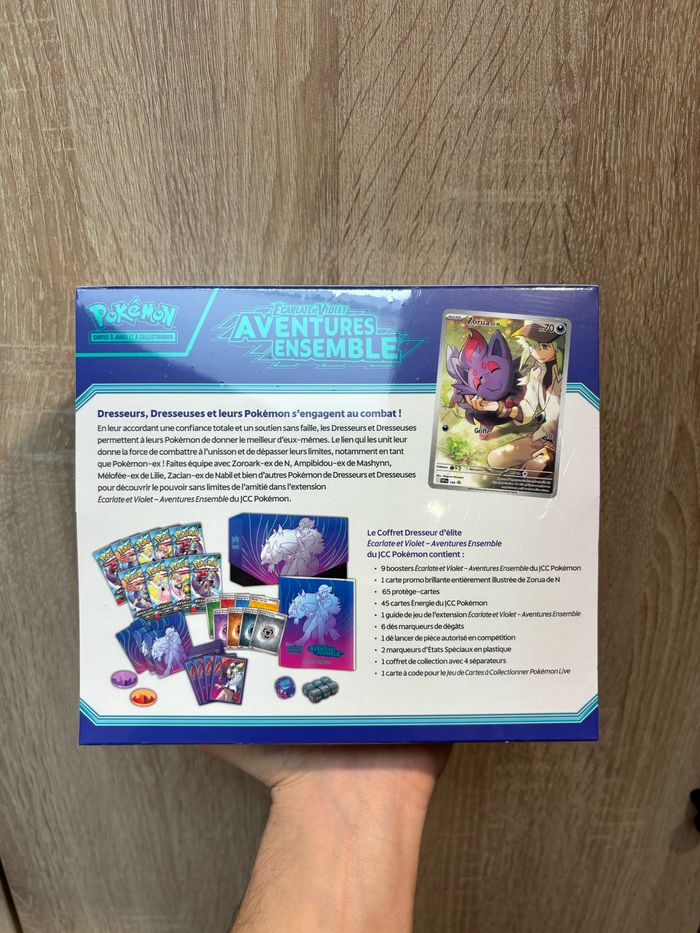 Pokémon ETB Aventures Ensemble - Coffret dresseur d'Elite EV9 - Scellé/FR - photo numéro 2