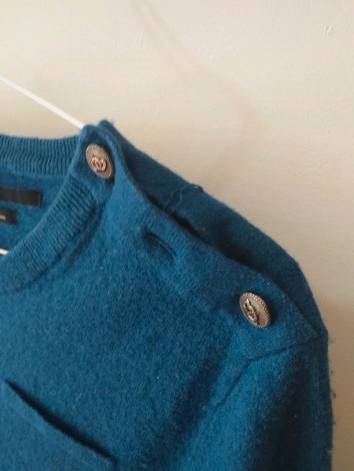 Pulls bleu et marron - photo numéro 9