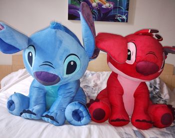 Lot de 2 peluches XXL stitch leroy