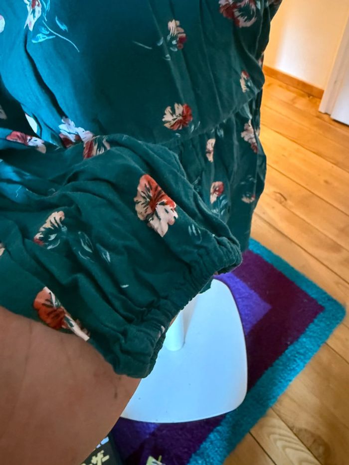 Combi short fluide verte en neuve taille M - photo numéro 6