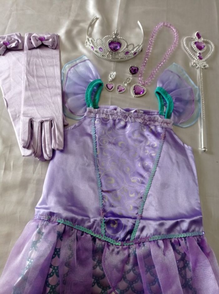 Déguisement sirène et ces accessoires 5-6ans - photo numéro 2