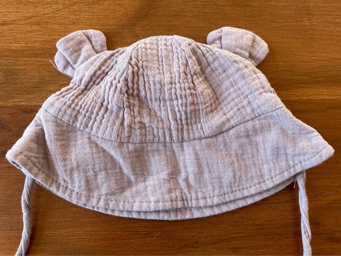 Bob bébé 6 mois avec petites oreilles - coton léger - photo numéro 2