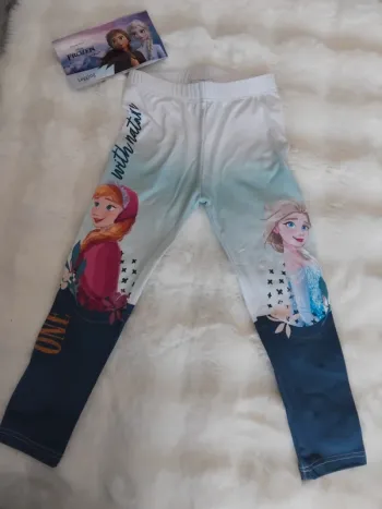 Legging Reine des neiges,  Frozen,  Disney, 3/4 ans,neuf