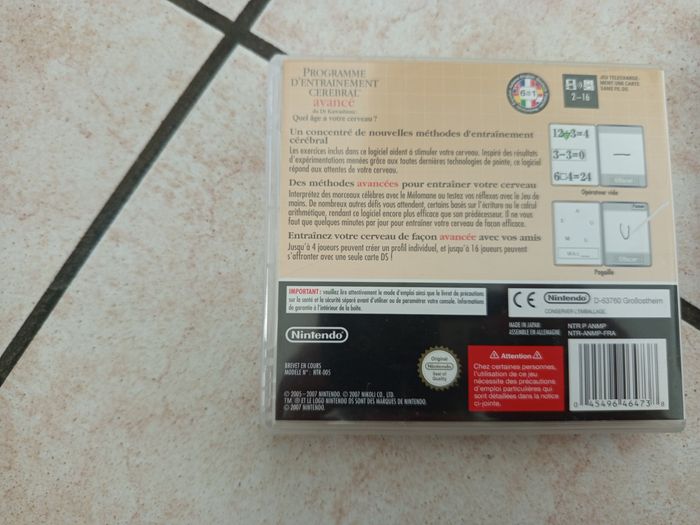Jeu programme d'entrainement cérébral avancé pour DS - photo numéro 3