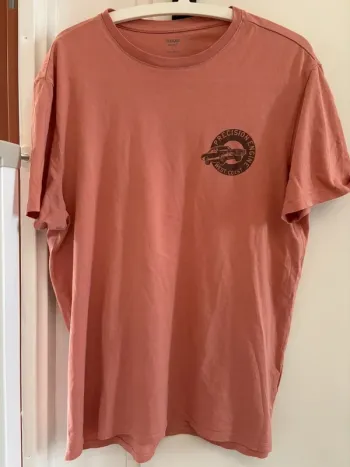 T-shirt Kiabi imprimé regular t. l tbe corail rosé