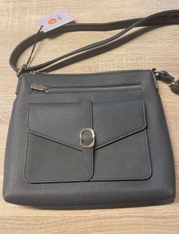 Sac bandoulière gris anthracite