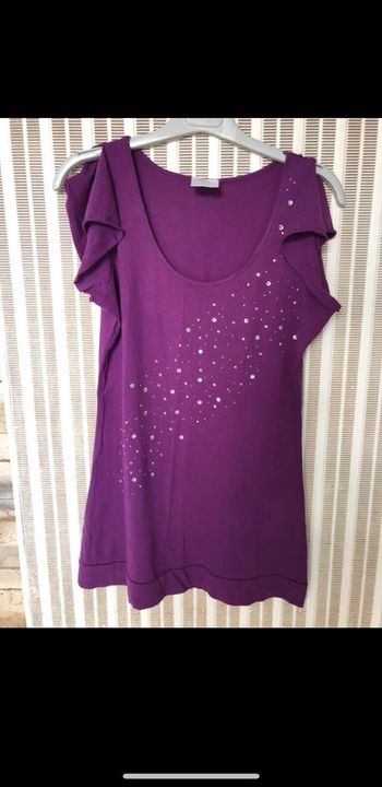Tunique avec strass