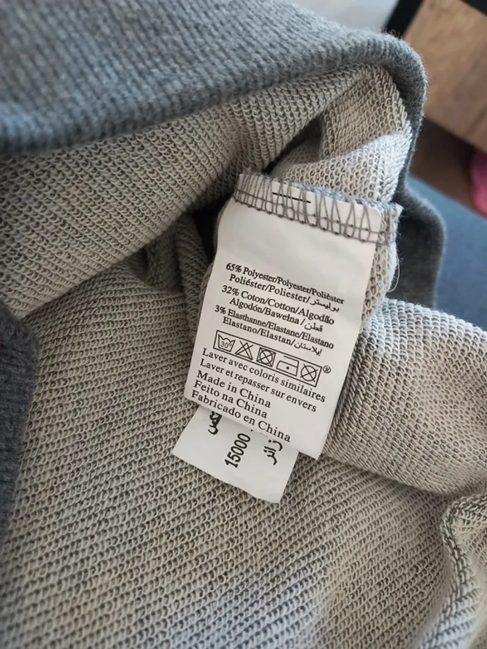 Pull gris L - photo numéro 10
