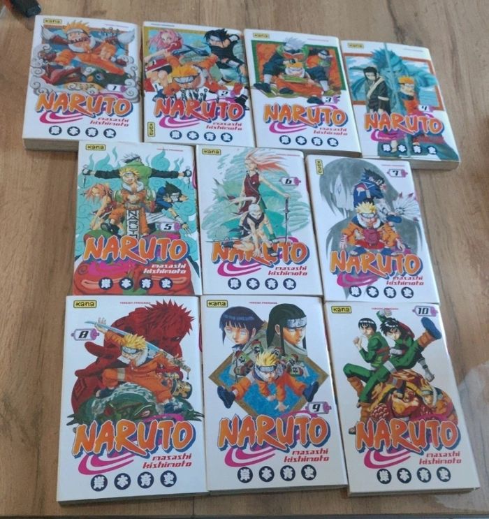 Lot de 9 mangas naruto - photo numéro 2