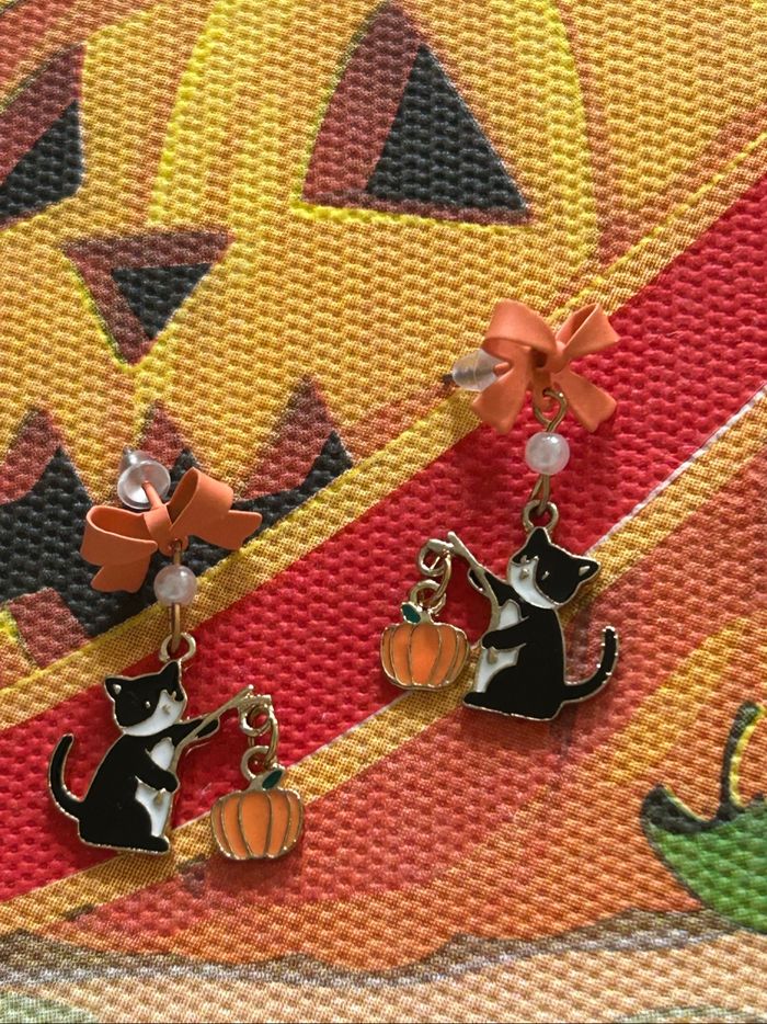 Boucles d’oreilles Halloween - photo numéro 4