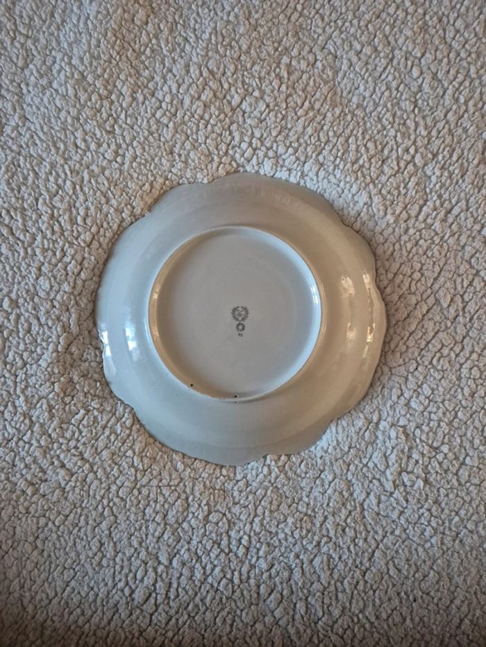 Plat de service porcelaine Germanique - photo numéro 2