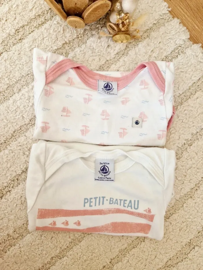 Lot body Petit Bateau