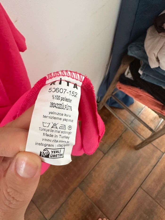 Robe, longue fuchsia, grande taille - photo numéro 3