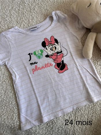 T shirt fille 24 mois